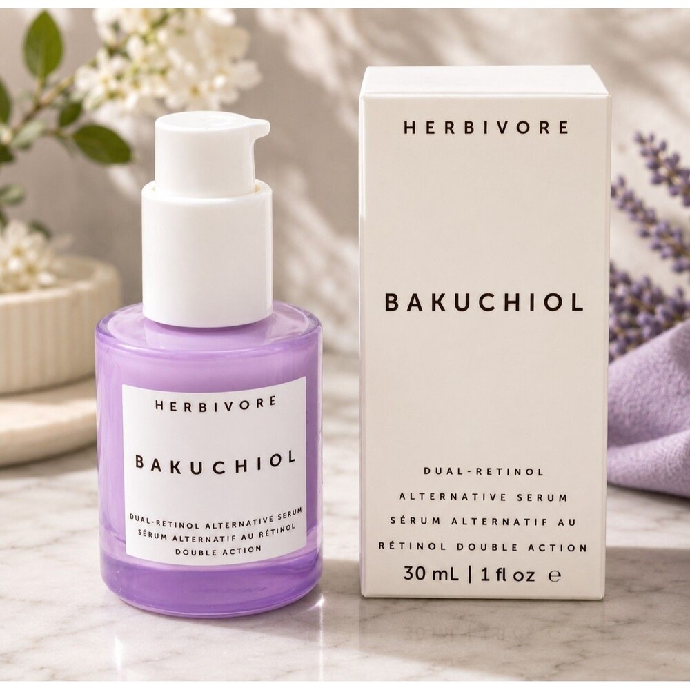 Herbivore Bakuchiol Dual-Retinol Alternative Serum 1 fl oz NIB